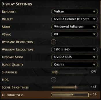 poe 2 display graphic settings